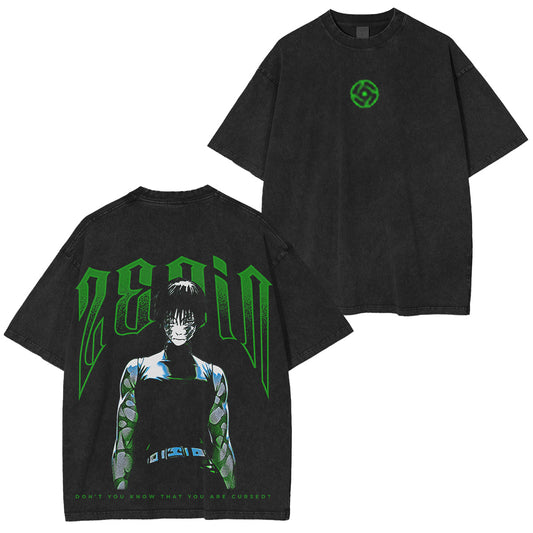 MAKI ТЕНИСКА - JUJUTSU KAISEN Vintage washed T-shirt/Crewneck/Hoodie