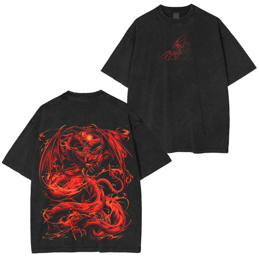 Yu-Gi-Oh! - Slifer the Sky Dragon Polera Lavada Vintage