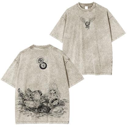 Hunter x Hunter Polera Lavada Vintage