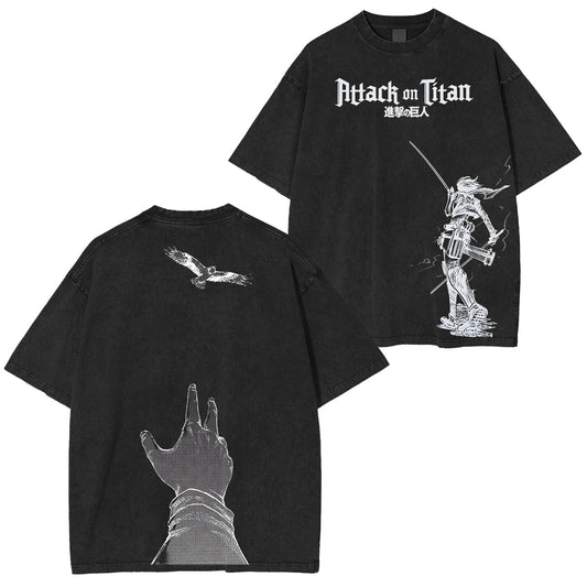 Attack on Titan Vintage washed T-shirt/Crewneck/Hoodie