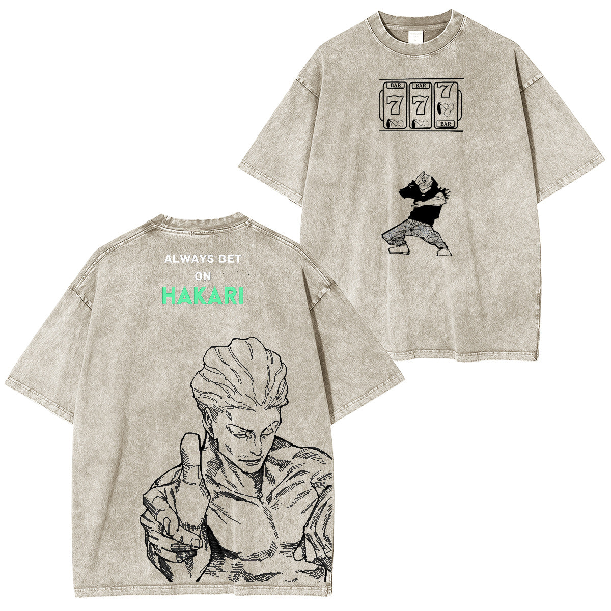 Hakari Kinji Jujutsu Kaisen Washed T-shirt/Crewneck/Hoodie