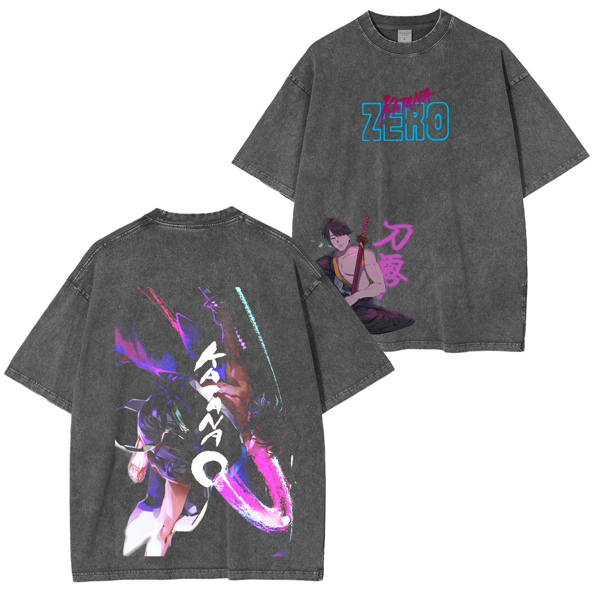 Katana ZERO Unisex Washed T-shirt/Crewneck