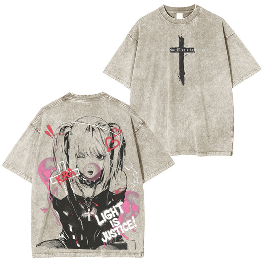 Misa Amane Death Note Washed T-shirt/Crewneck/Hoodie