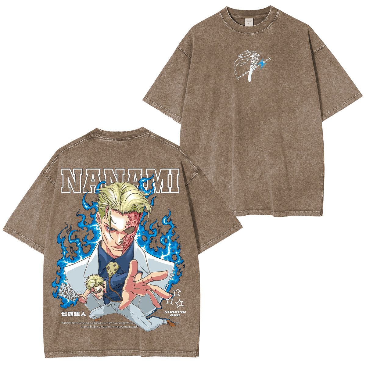 Kento Nanami Jujutsu Kaisen Washed T-shirt/Crewneck/Hoodie
