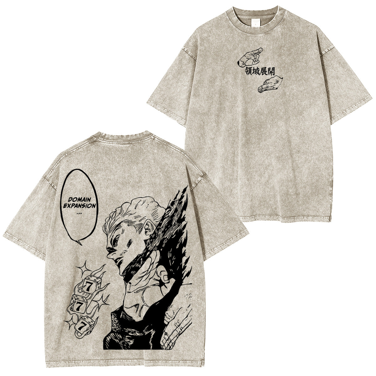 Kento Nanami Jujutsu Kaisen Washed T-shirt/Crewneck/Hoodie