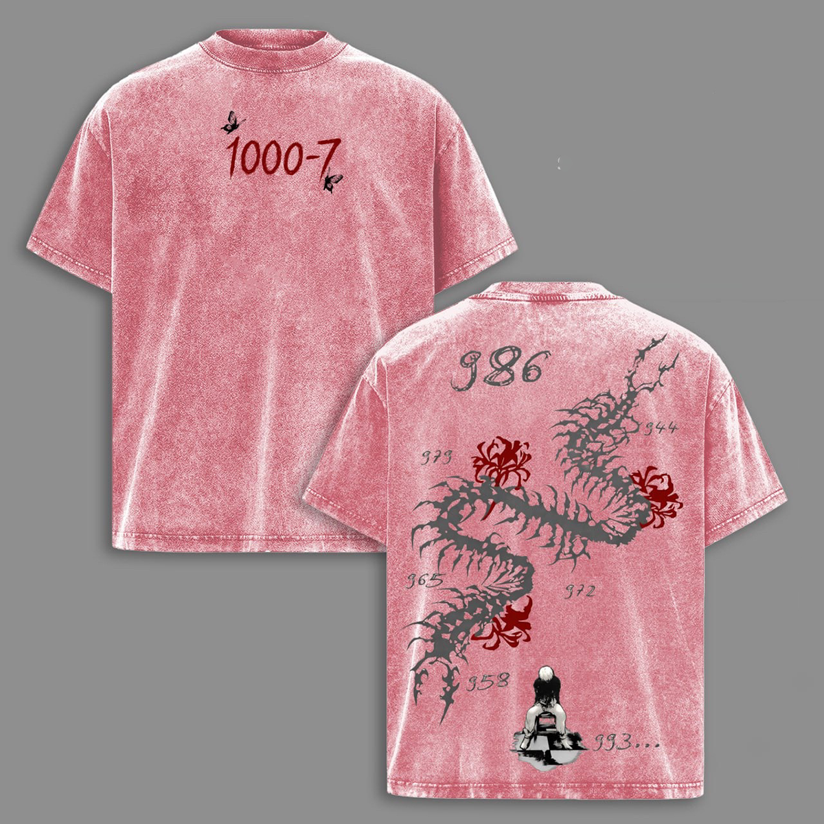 Tokyo Ghoul Polera Lavada Vintage