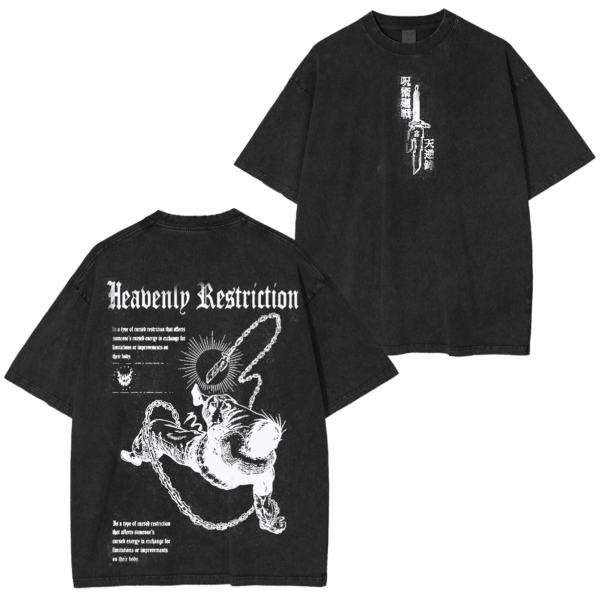 Toji Fushiguro jujustu kaisen Unisex Washed T-shirt/Crewneck/Hoodie