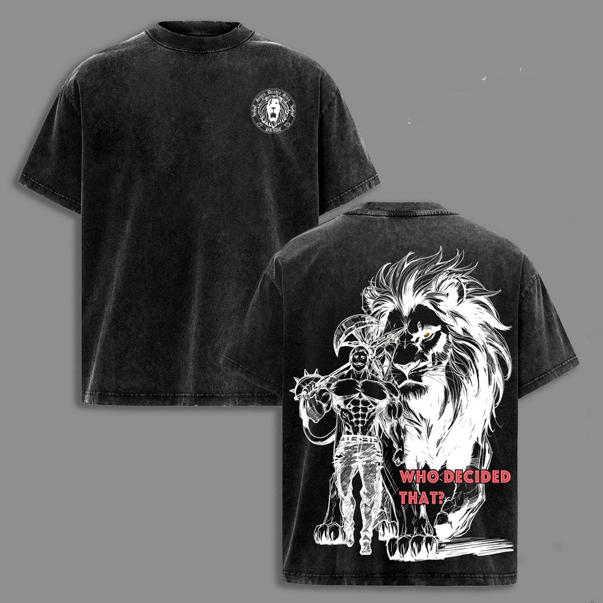 The Seven Deadly Sins Washed T-shirt/Crewneck/Hoodie