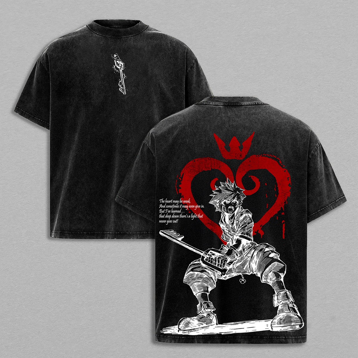 Kingdom Hearts Washed T-shirt