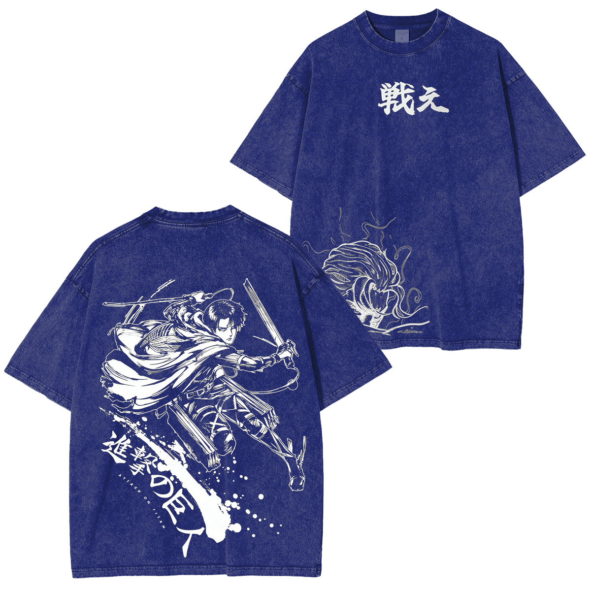 Attack on Titan Anime Polera Lavada