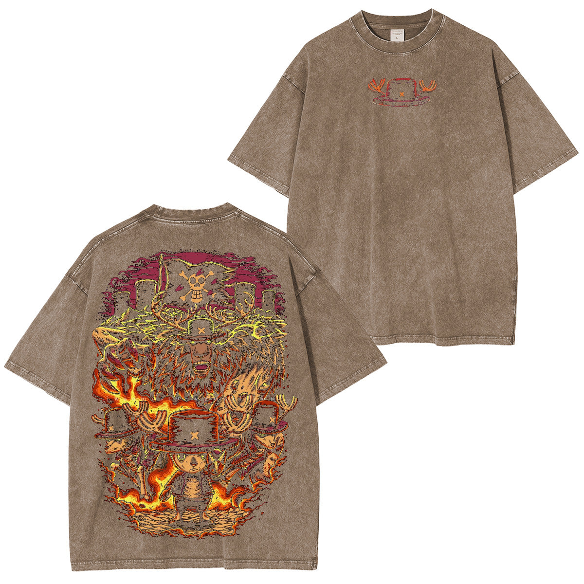One Piece Washed T-shirt/Crewneck/Hoodie