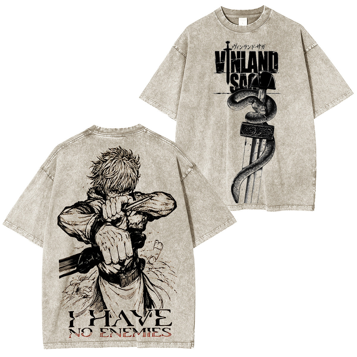 Vinland Saga Anime Washed T-shirt/Crewneck/Hoodie