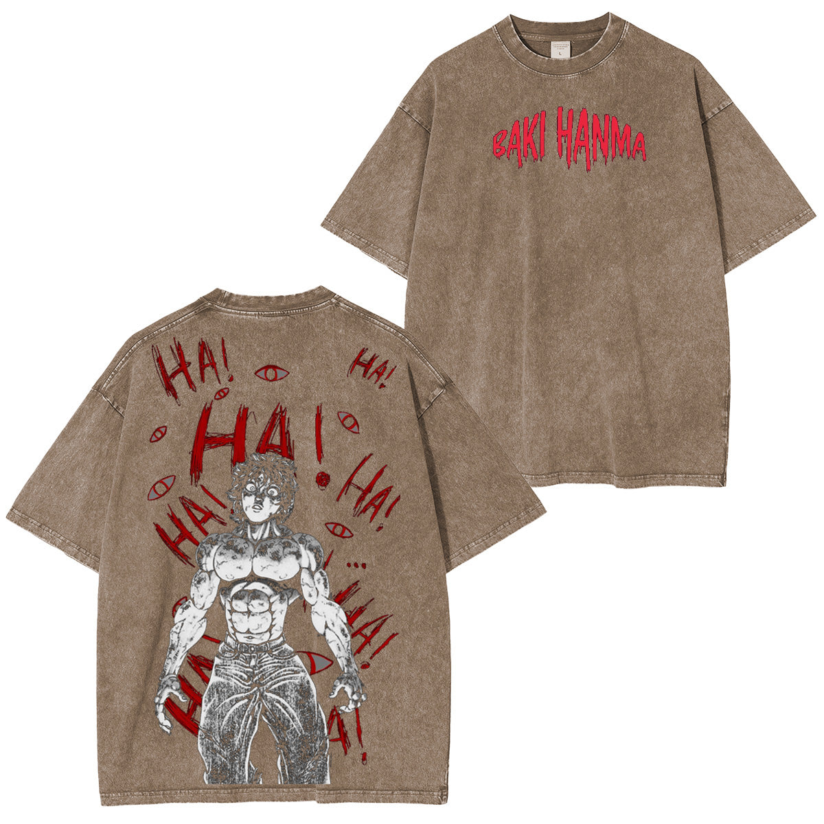 Baki Hama Washed T-shirt/Crewneck/Hoodie