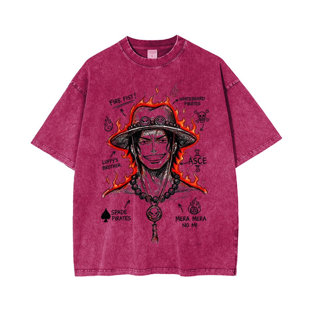 One Piece Anime Washed T-shirt/Crewneck/Hoodie