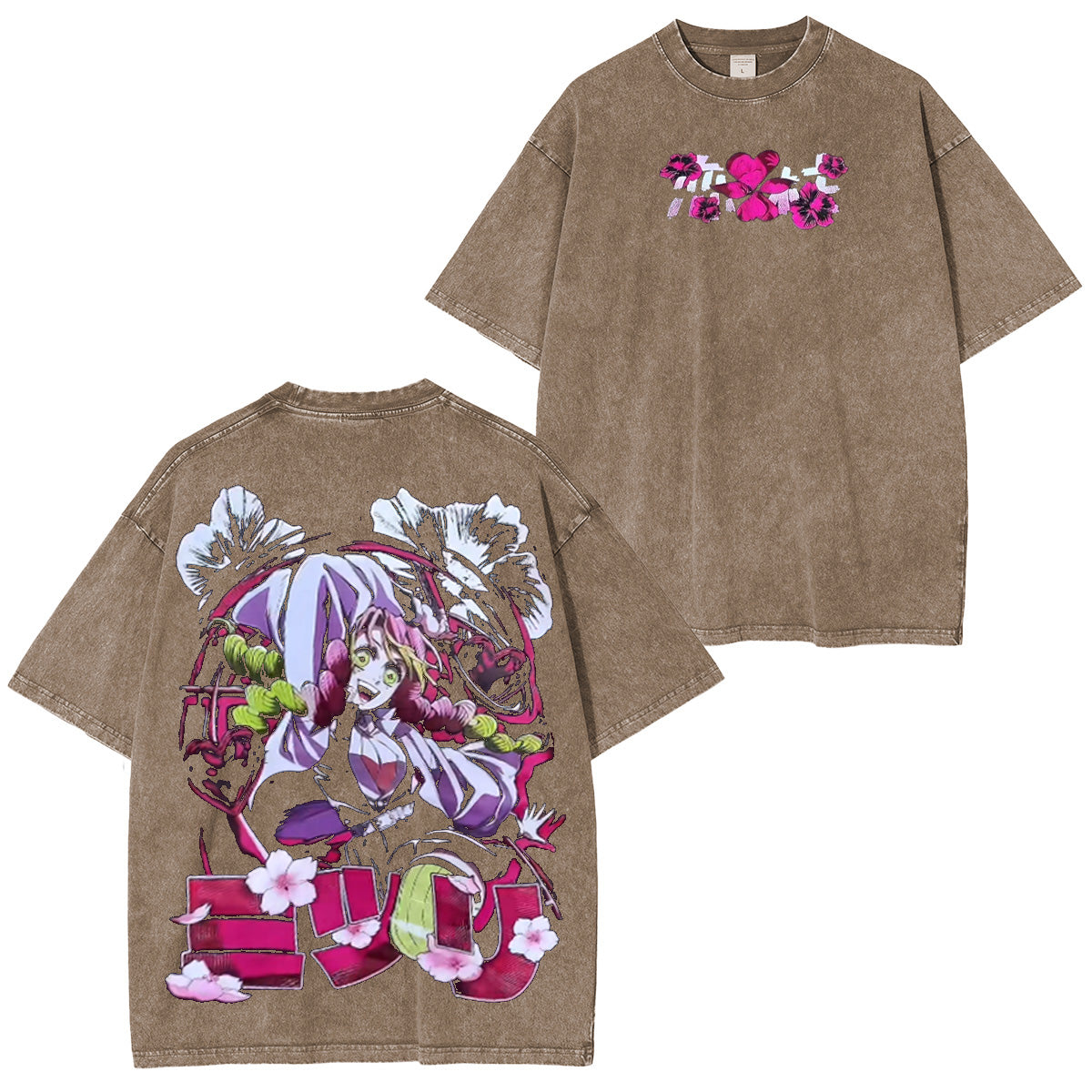 Mitsuri Kanroji Demon Slayer Washed T-shirt/Crewneck/Hoodie