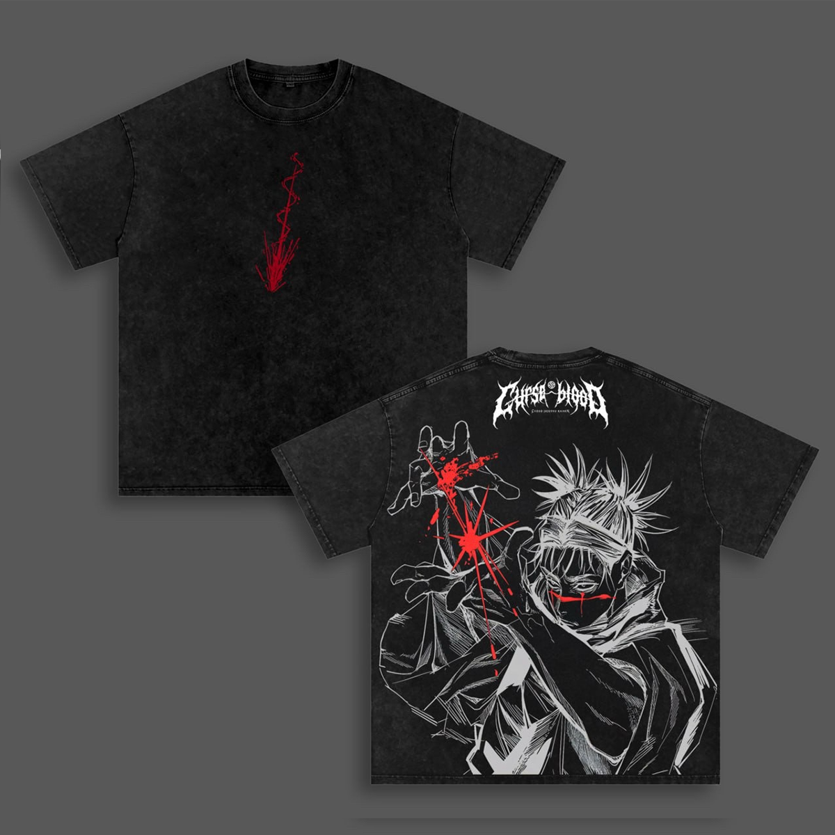 Jujutsu Kaisen Washed T-shirt/Crewneck/Hoodie