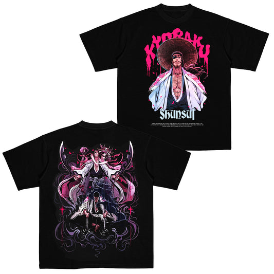 Shunsui Kyoraku Bleach Anime Polera Oversize