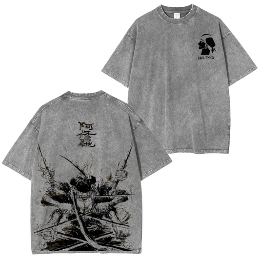 Roronoa Zoro One Piece Washed T-shirt/Crewneck/Hoodie