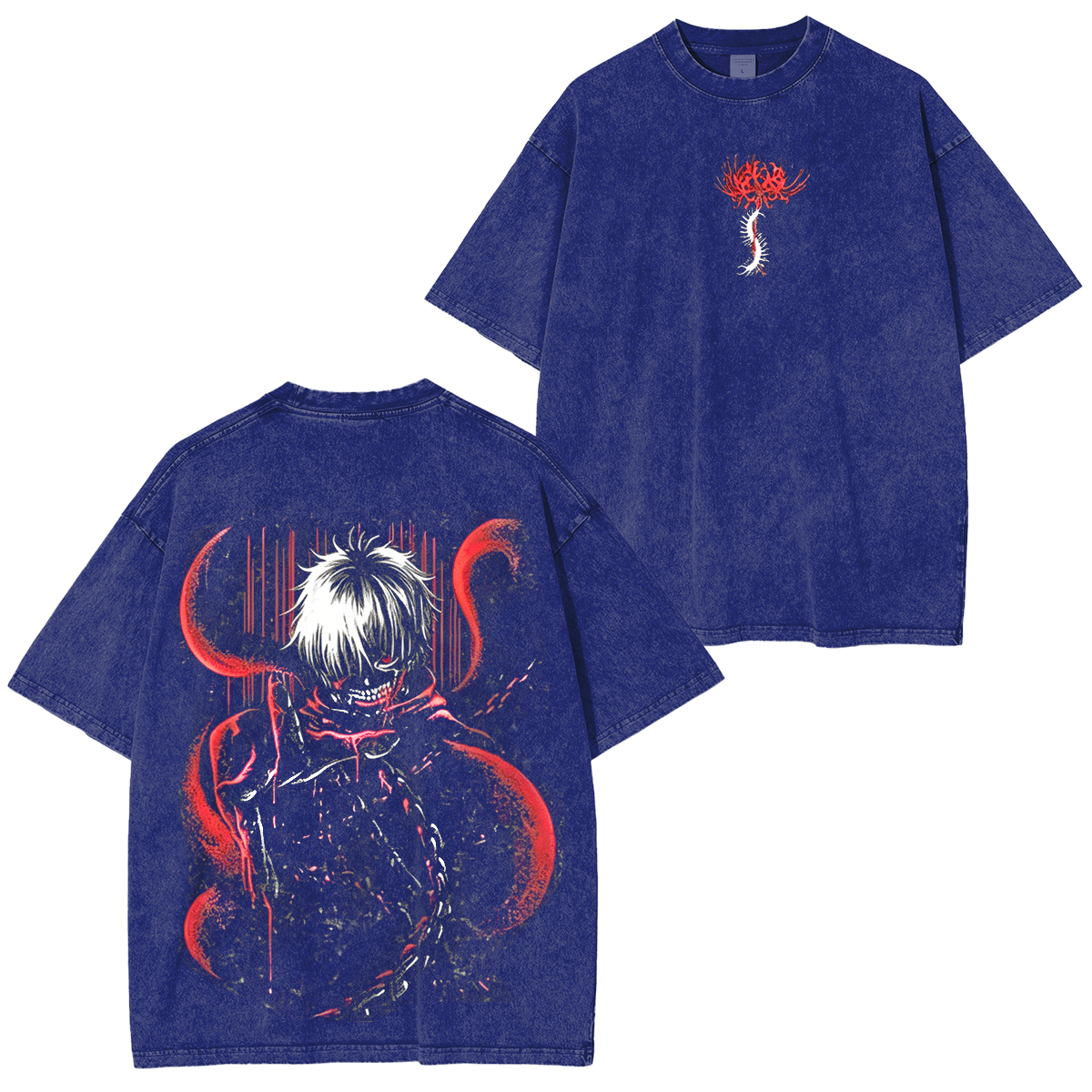 Tokyo Ghoul Vintage Polera Unisex Lavada