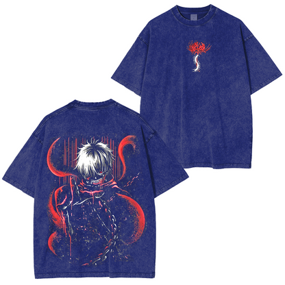 Tokyo Ghoul Vintage Polera Unisex Lavada