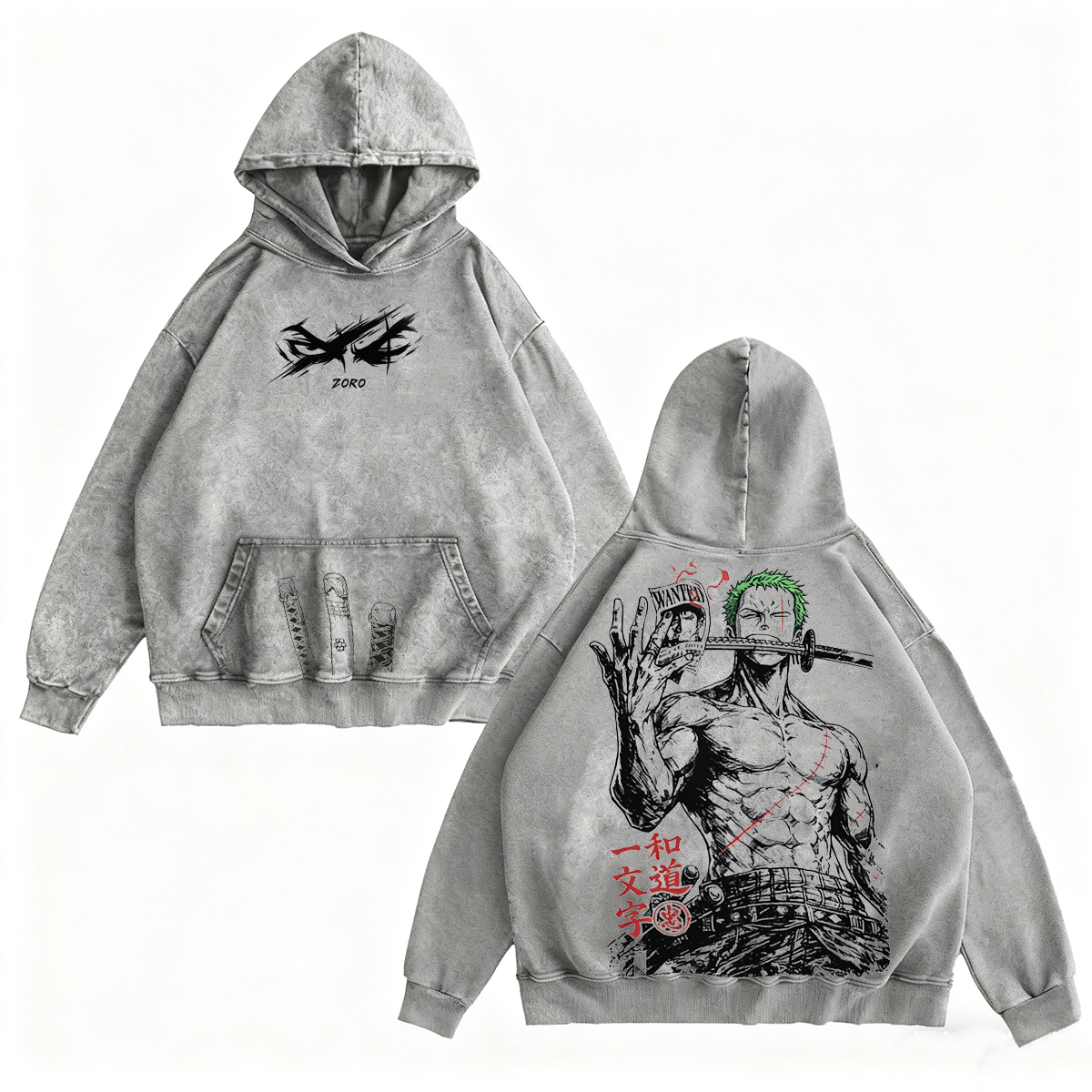 One Piece Washed T-shirt/Crewneck/Hoodie