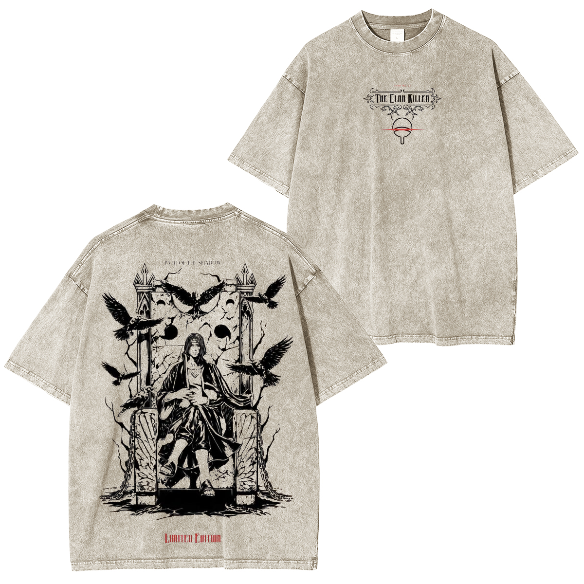Uchiha Itachi Anime Polera Lavada