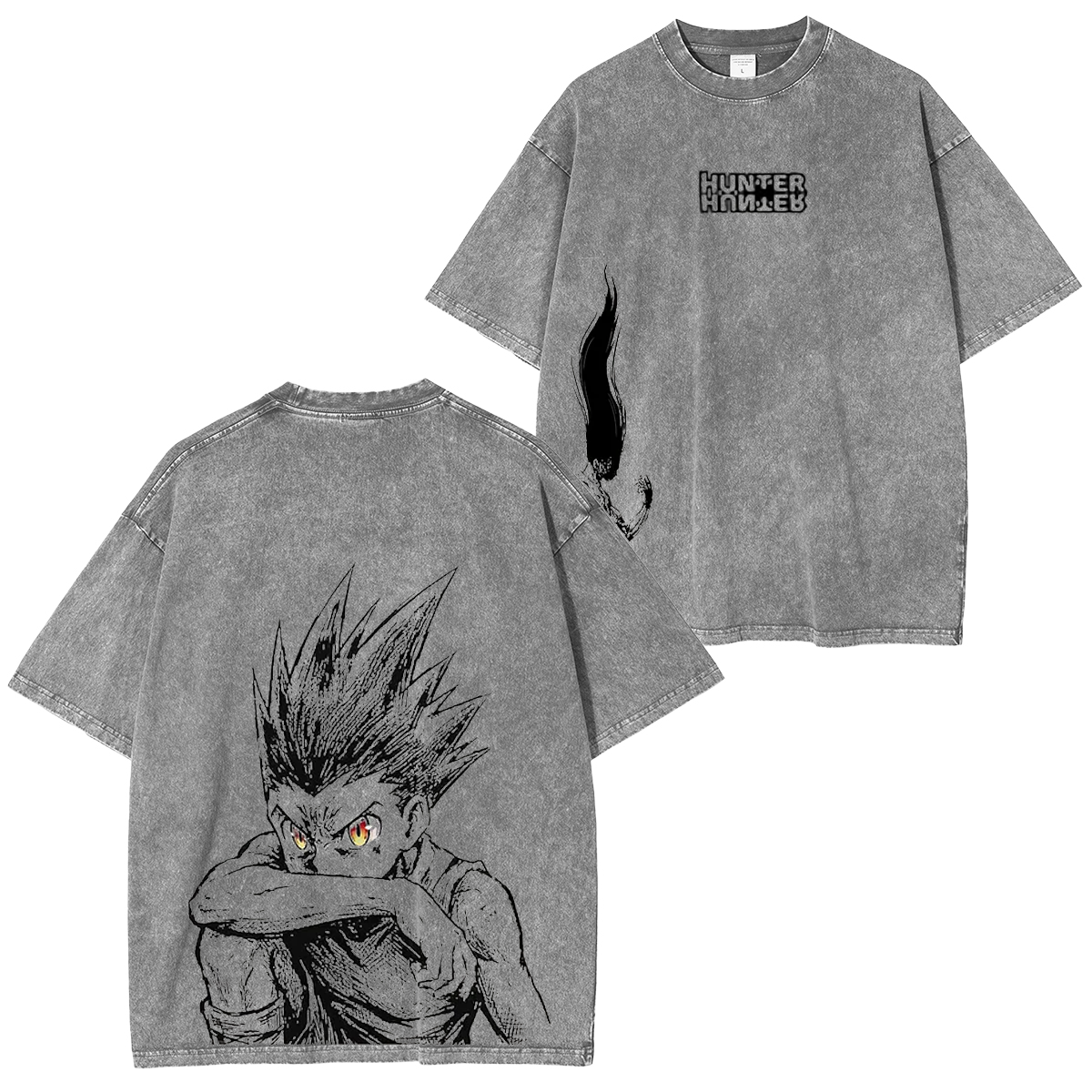 Hunter x Hunter Gon Freecss Printed Polera Unisex Lavada