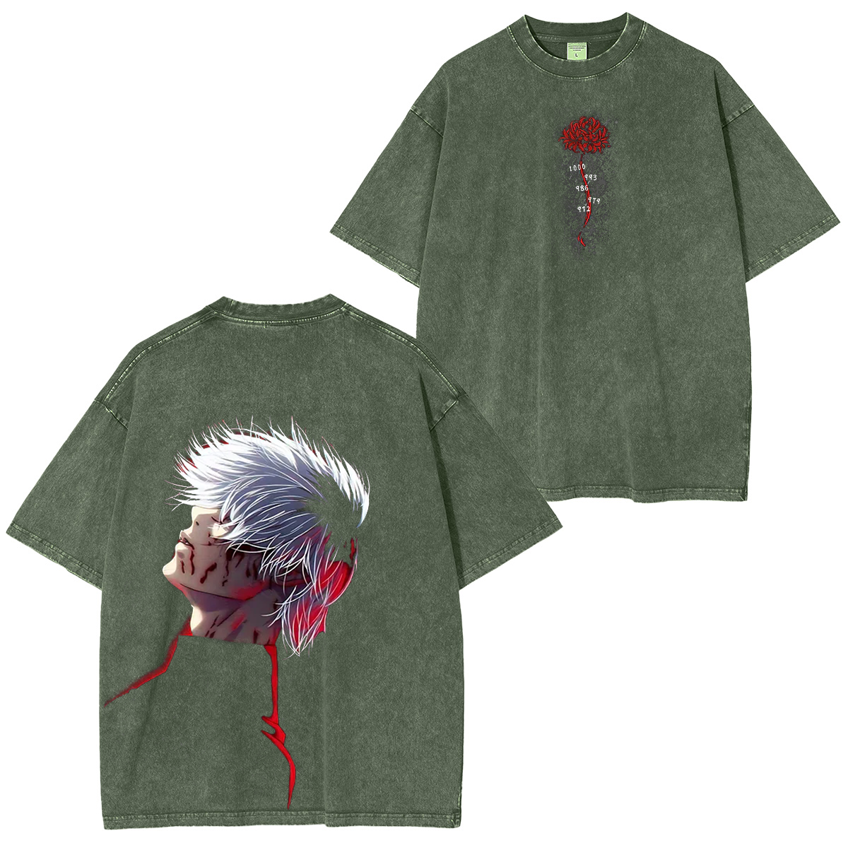 Tokyo Ghoul Anime Oversized Polera Lavada