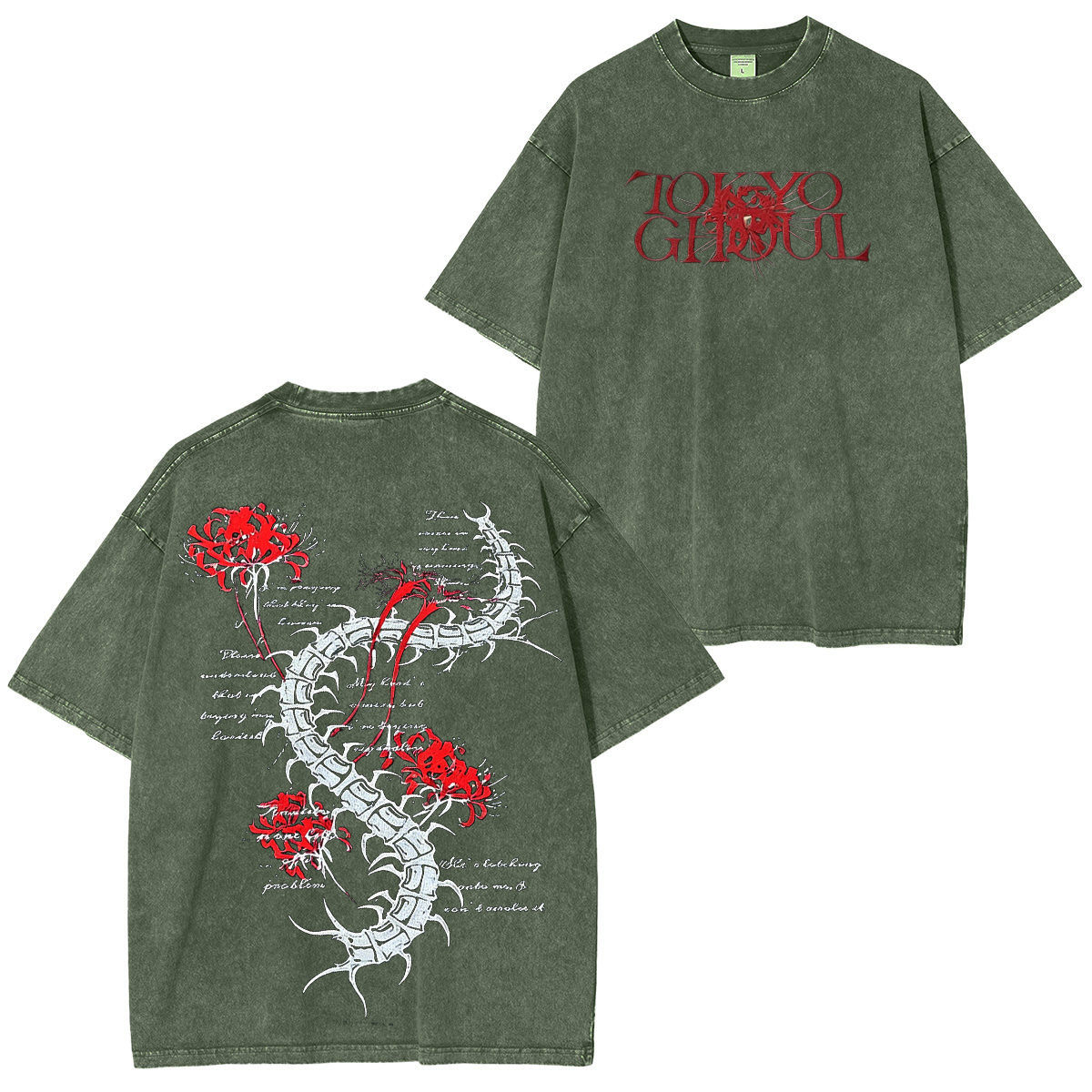 Tokyo Ghoul Anime Polera Lavada