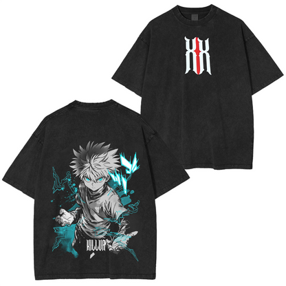 Killua Zoldyck Hunter x Hunter Graphic Anime Polera