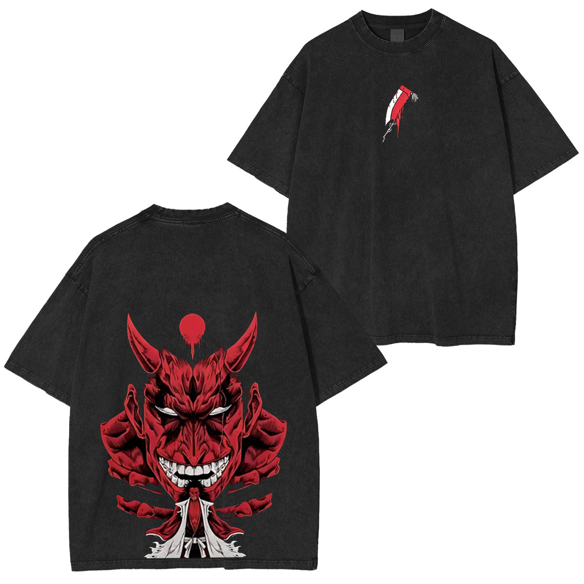 BLEACH :Kenpachi Zaraki Vintage washed T-shirt/Crewneck/Hoodie
