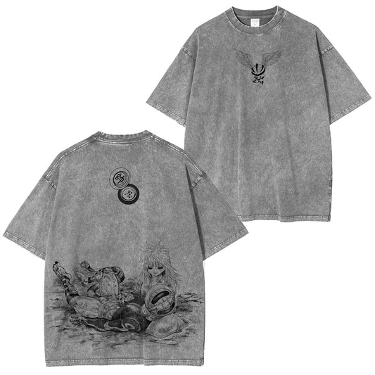 Hunter x Hunter Polera Lavada Vintage