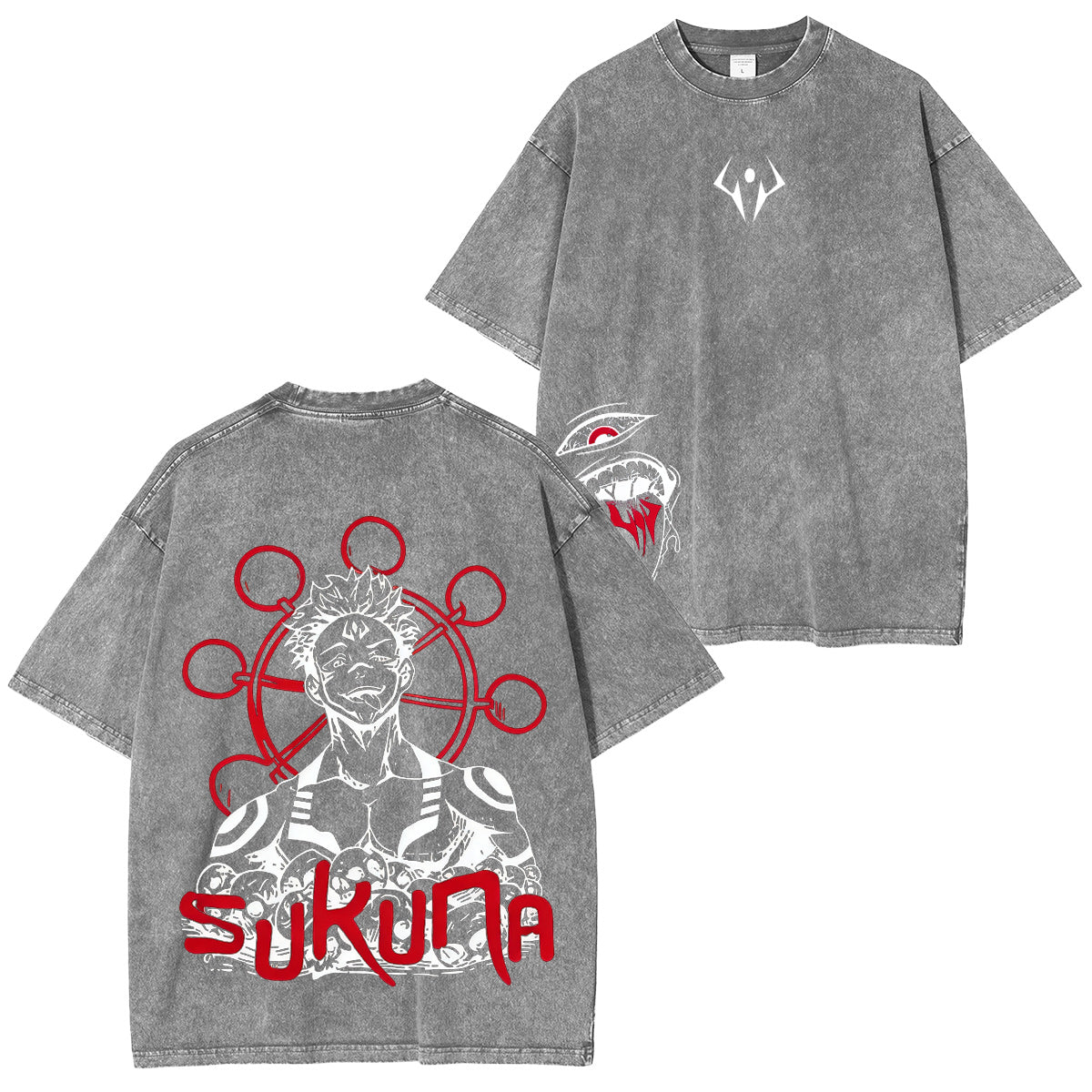 Jujutsu Kaisen :Ryomen Sukuna Vintage washed T-shirt/Crewneck/Hoodie