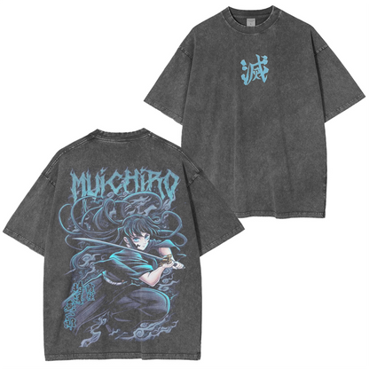 Demon Slayer Muichiro Tokito Anime Polera