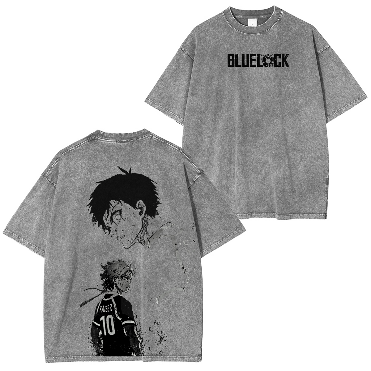 Blue Lock Anime Polera Unisex Lavada