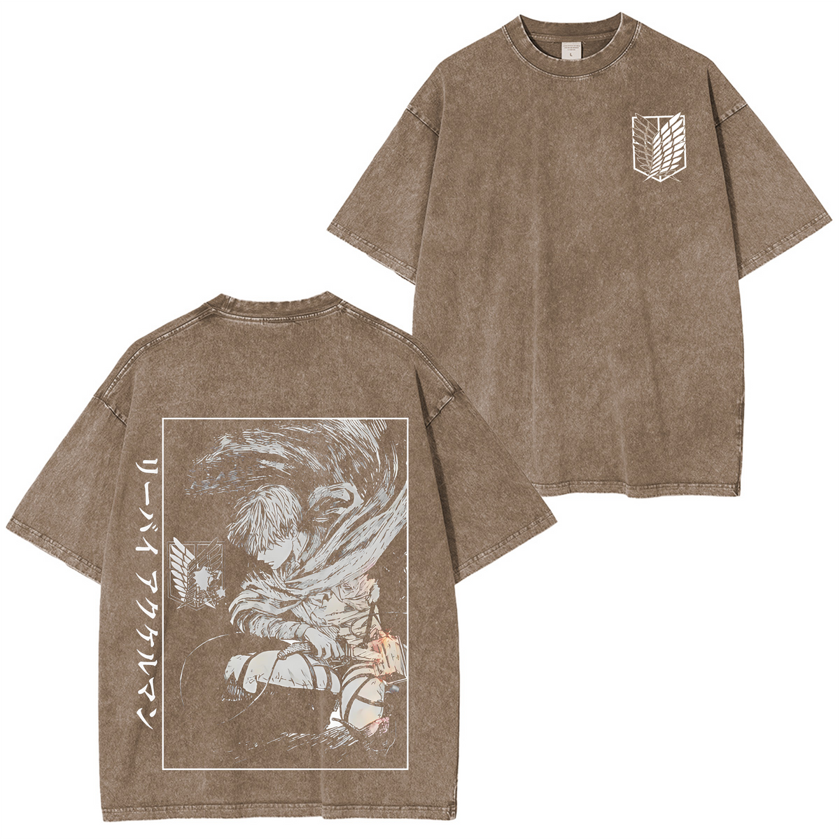 Attack On Titan Anime Polera