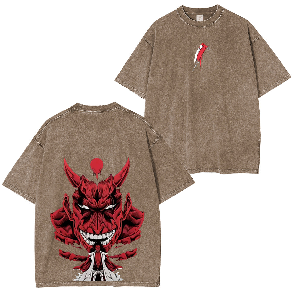 BLEACH :Kenpachi Zaraki Vintage washed T-shirt/Crewneck/Hoodie