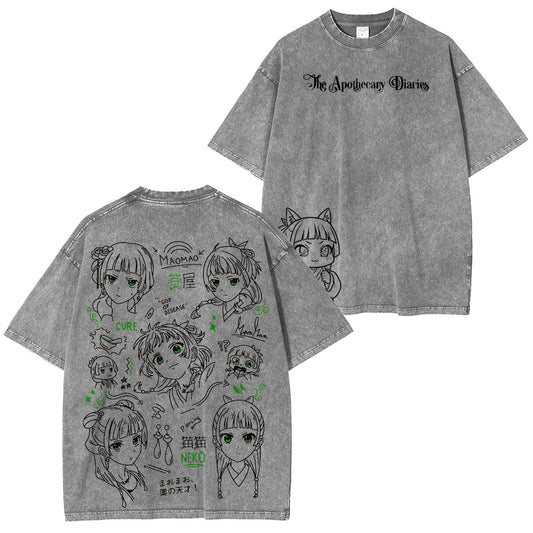 The Apothecary Girl's Monologue: Maomao Vintage washed T-shirt/Crewneck/Hoodie