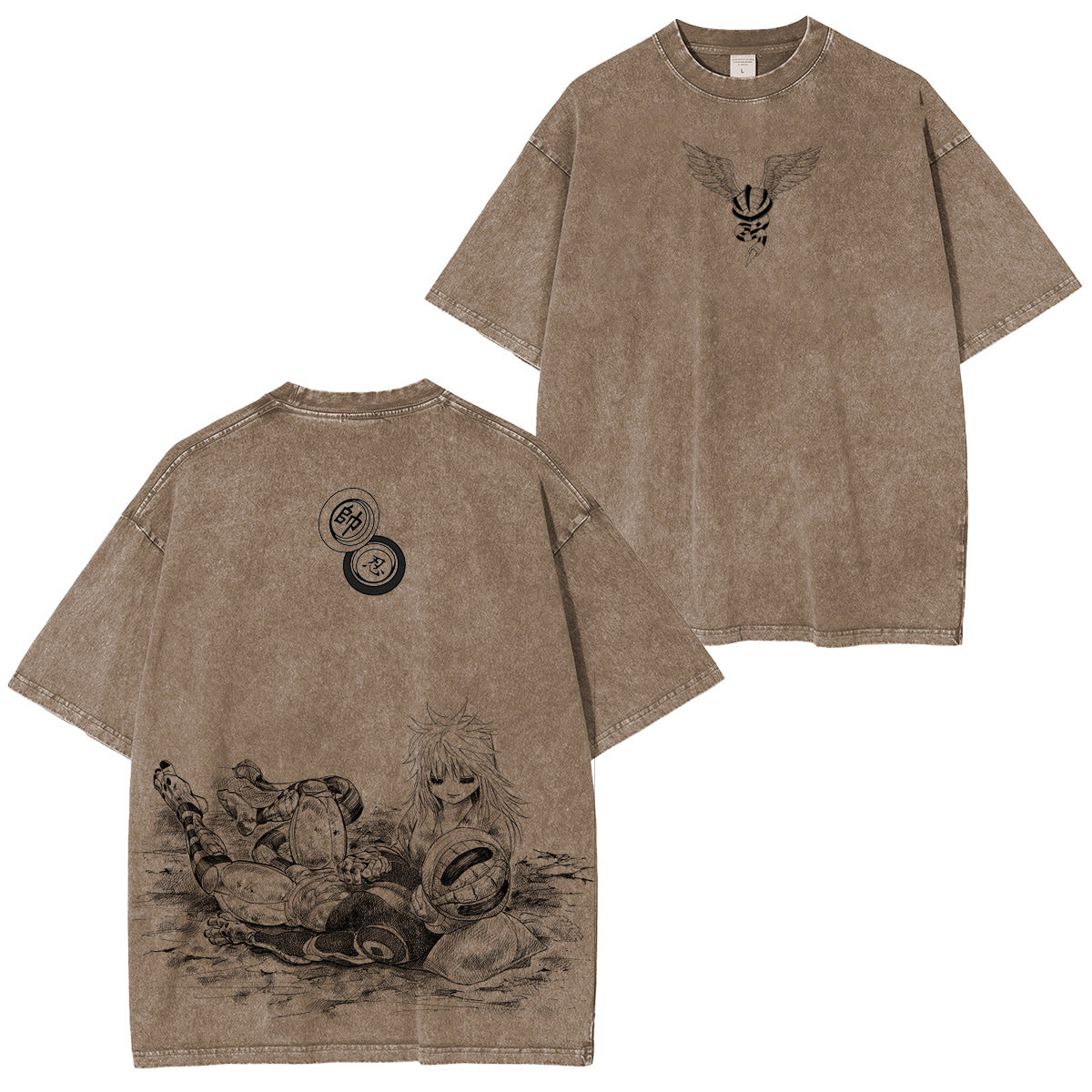 Hunter x Hunter Polera Lavada Vintage