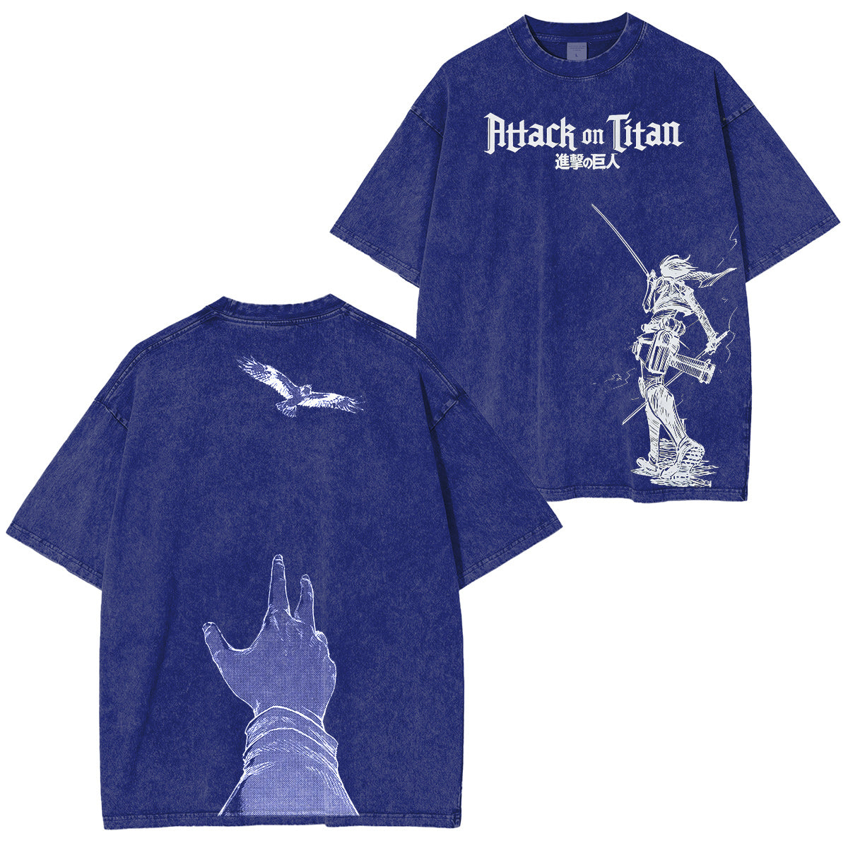Attack on Titan Vintage washed T-shirt/Crewneck/Hoodie