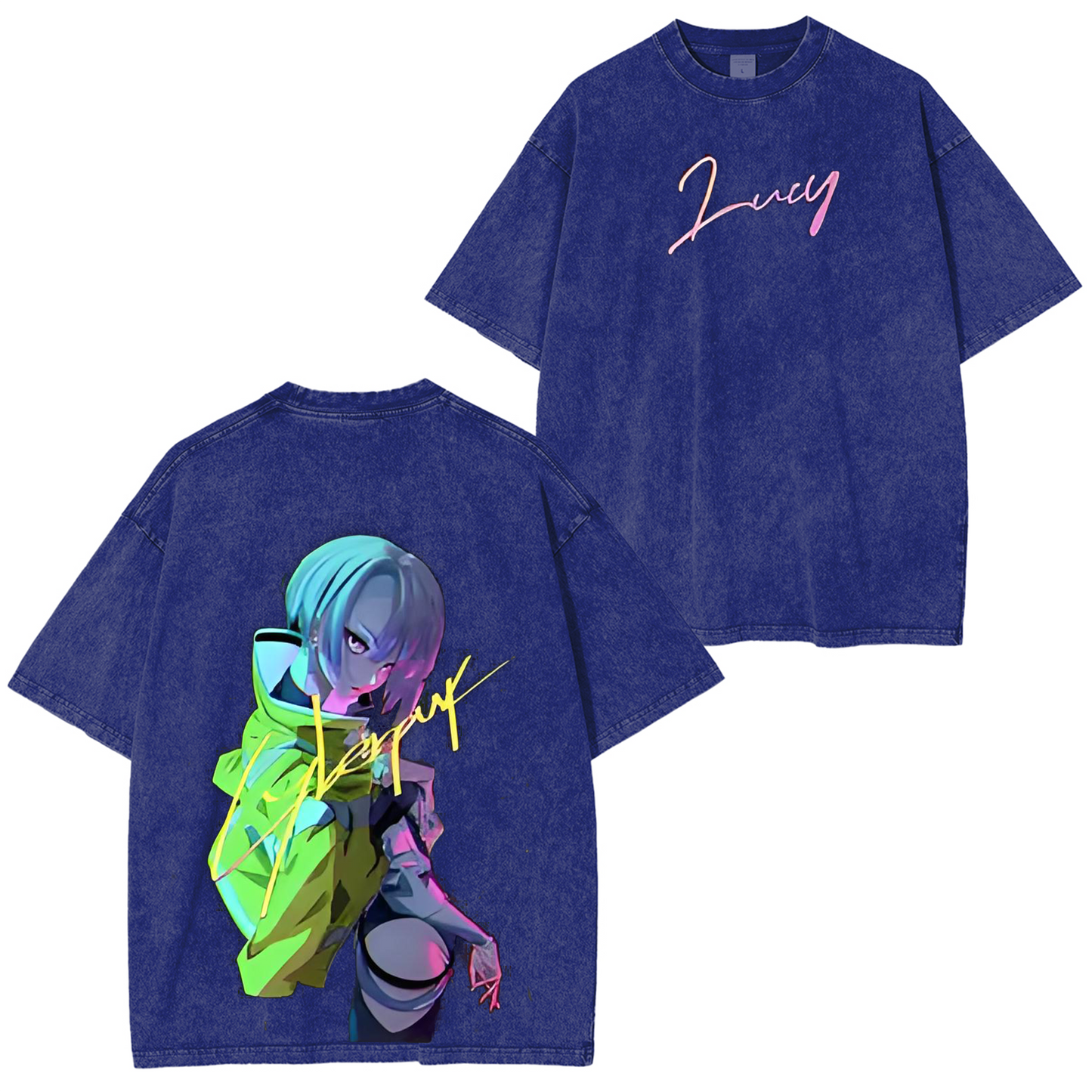 Lucy Cyberpunk Polera Unisex Lavada