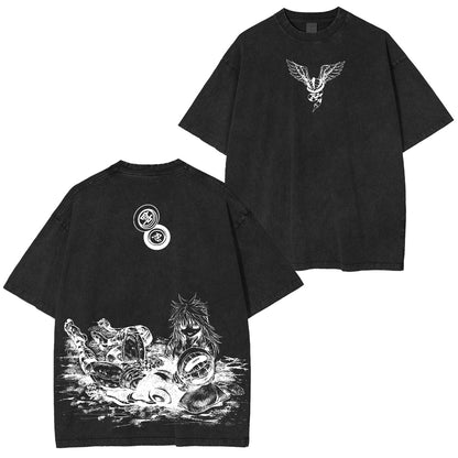 Hunter x Hunter Polera Lavada Vintage