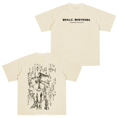 Berserk :Guts Polera Lavada Vintage