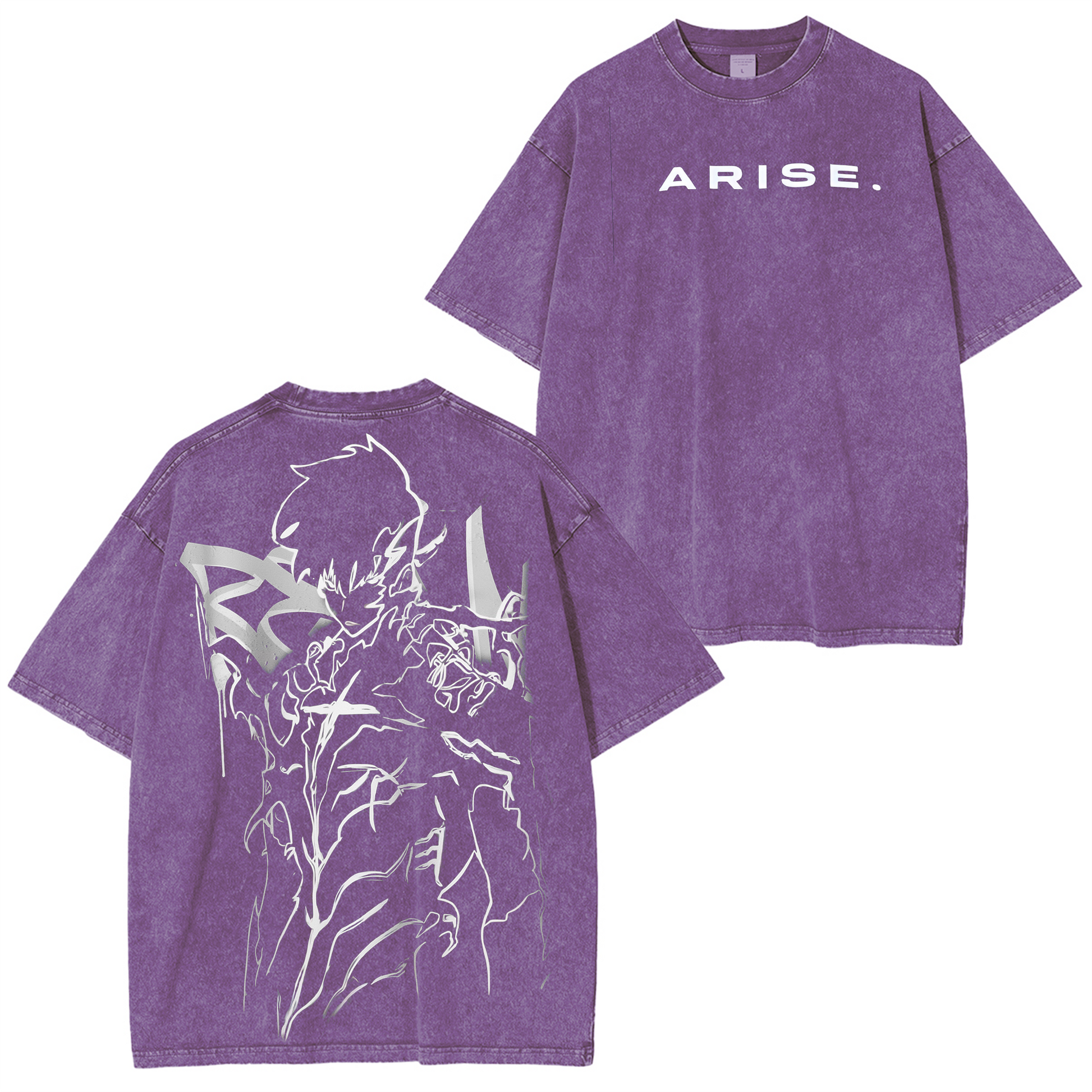 Sung Jinwoo-Solo Leveling Vintage Oversize Tee