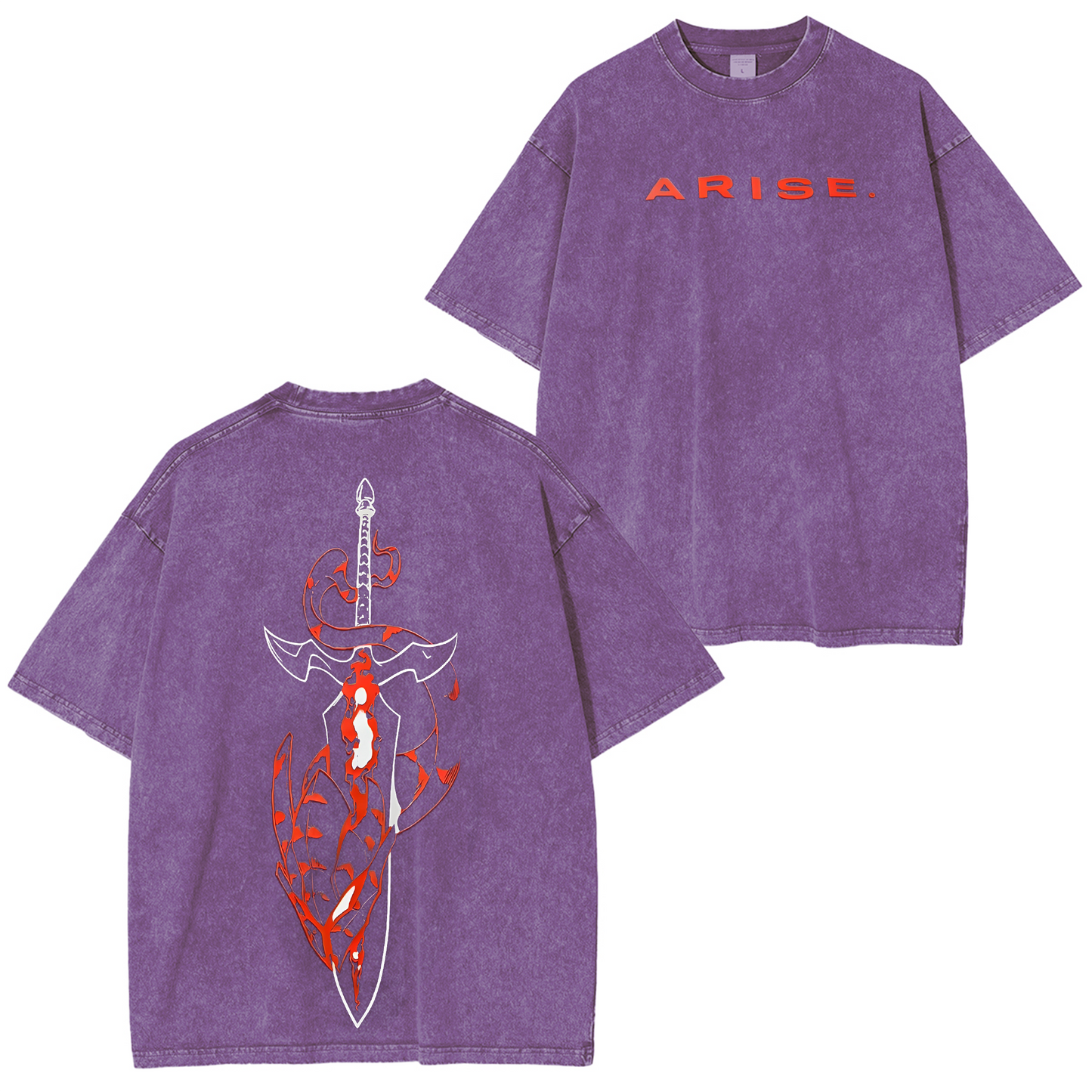 Solo Leveling Vintage Oversize Tee