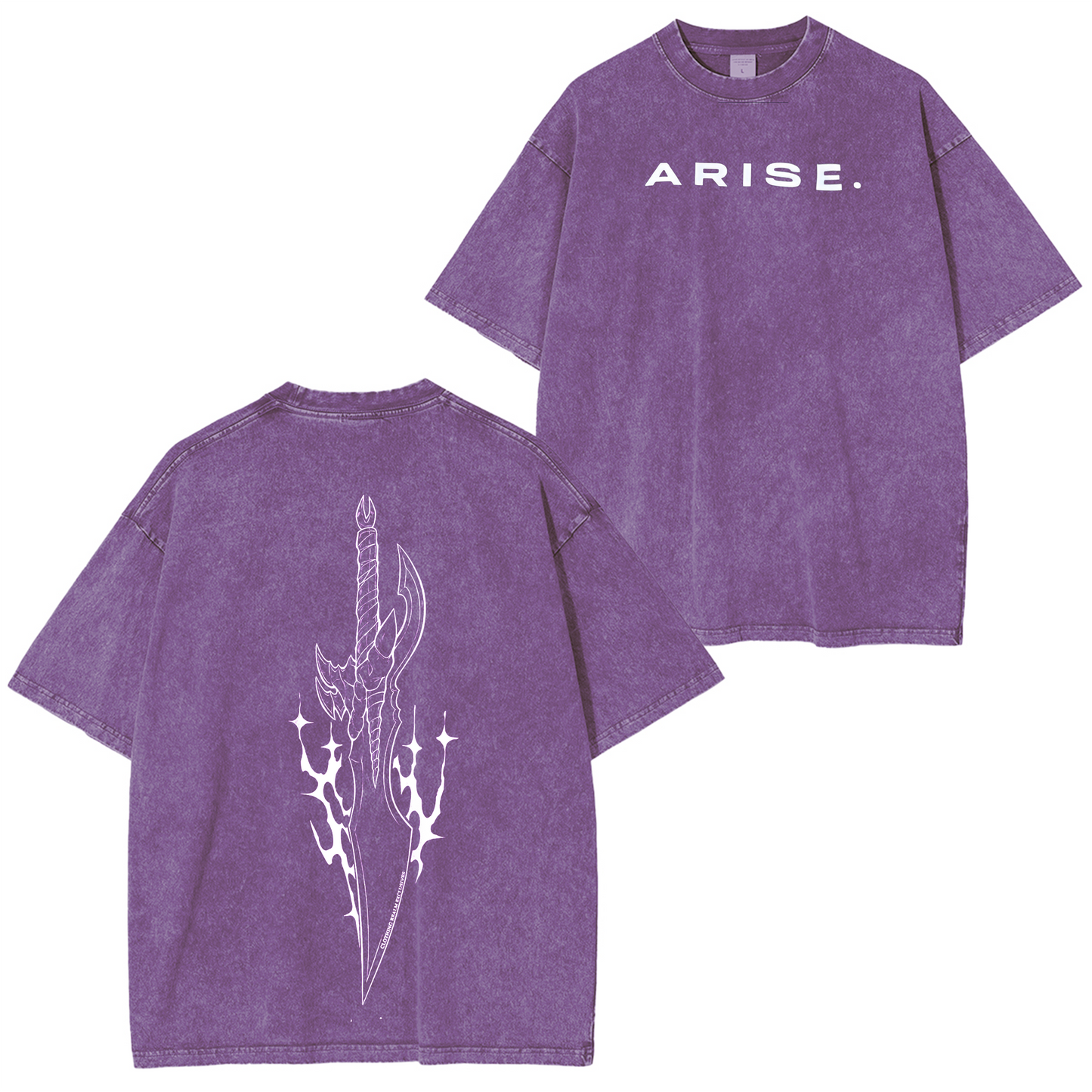 Solo Leveling Oversize Unisex Washed T-Shirt