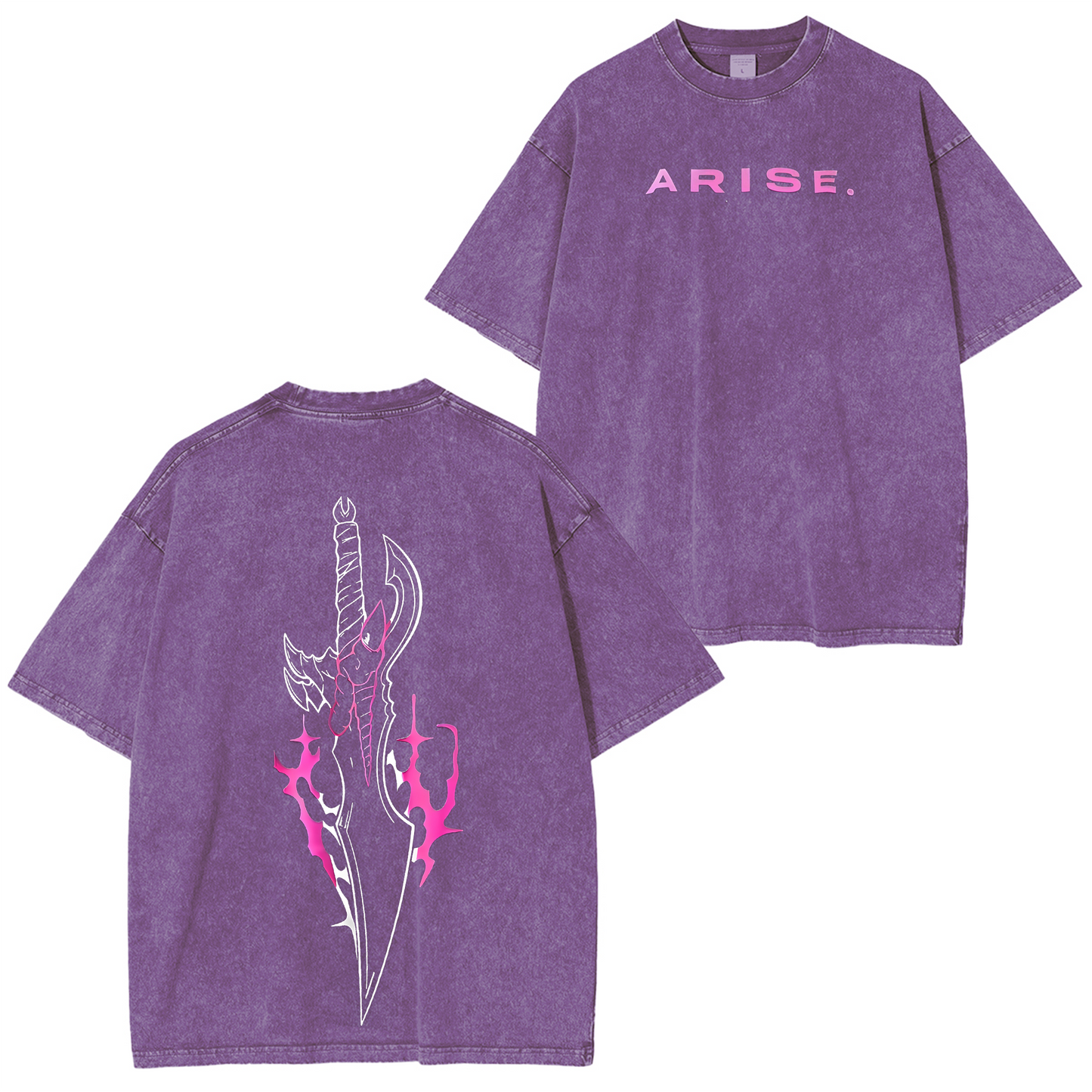 Solo Leveling Oversize Unisex Washed T-Shirt