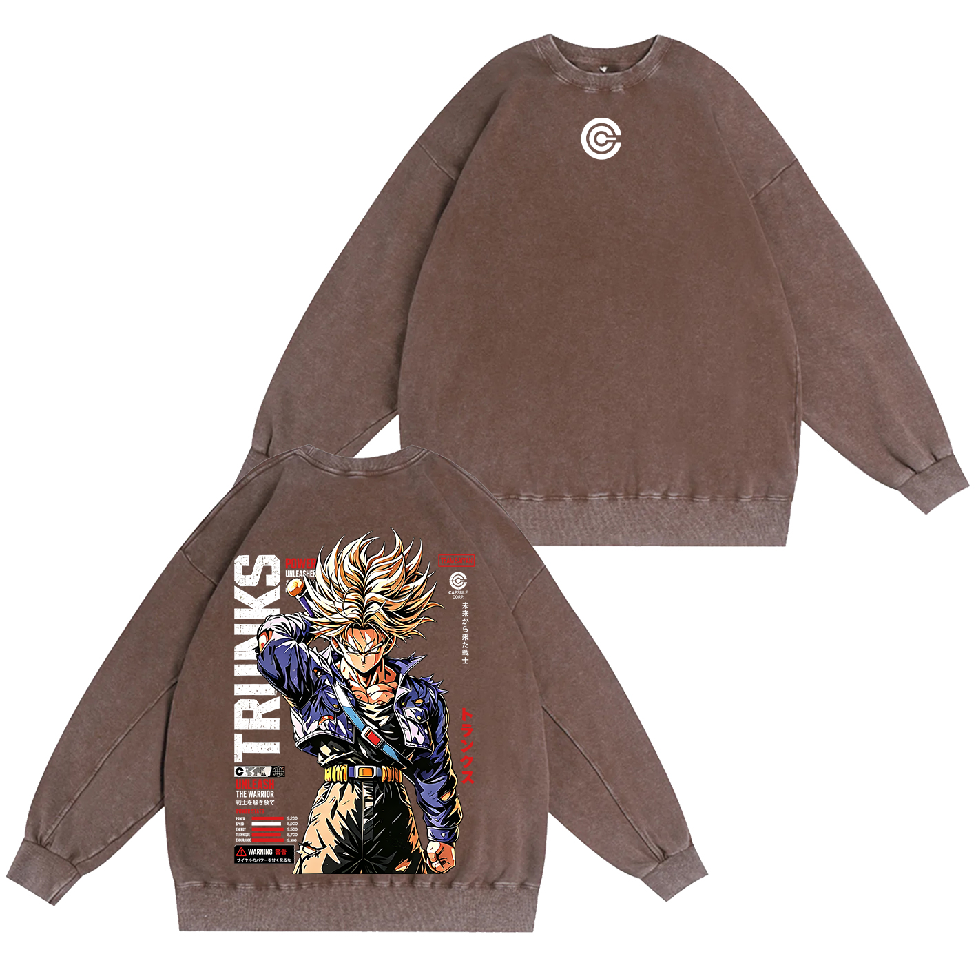 Future Trunks Dragon Ball Vintage Unisex Washed T-Shirt