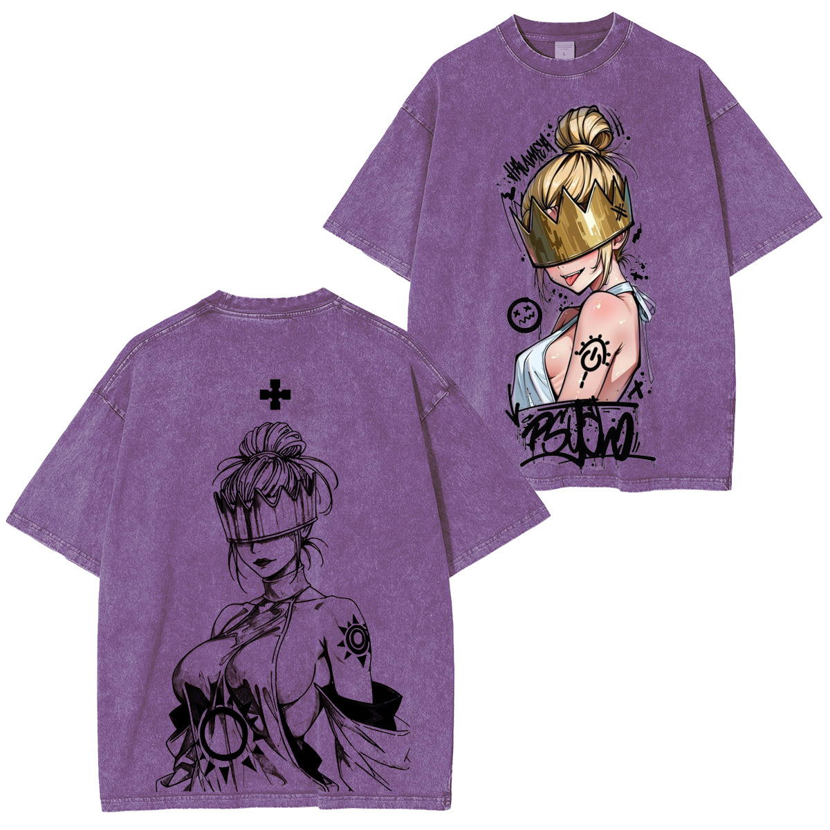 Haumea Fire force Vintage Washed Unisex T-Shirt