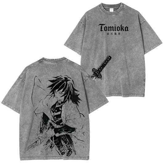 Demon Slayer Vintage Washed Unisex T-Shirt
